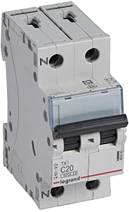 InterruptorAutomaticoTX3 1P+N 20A Legrand 403587