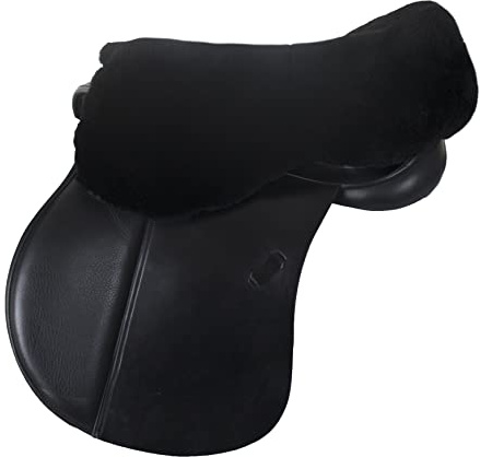 Engel Reitsport | Sattelsitzbezug Sattelauflage echtes Merino Lammfell SABEZ1 für englische Reitsattel