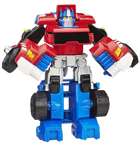 Transformers Playskool Heroes Rescue Bots Optimus Prime, 4.5-Inch Action Figure, Kids Converting Robot Toy, Ages 3+ (Amazon Exclusive)
