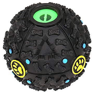 Keysui Dcolor Balle Boule Sonore Distributeur Croquette Nourriture Jouet pour Chien Animaux