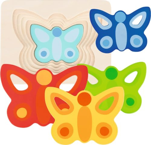 goki 4013594574860 Schmetterling II Schichtenpuzzle