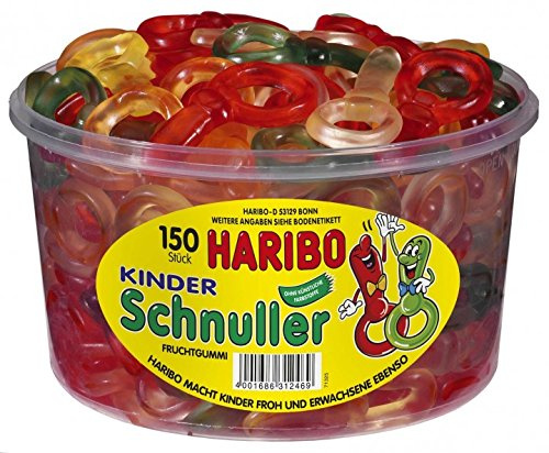 HARIBO Kinderschnuller, Dose, 2er Pack (2 x 1200g)