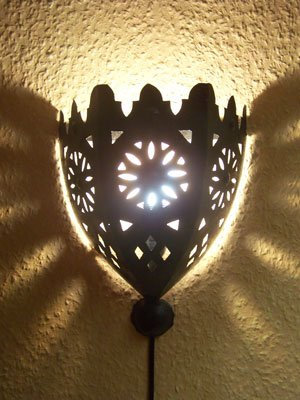Marrakesch Orient & Mediterran Interior Lampada da parete marocchina Kamal