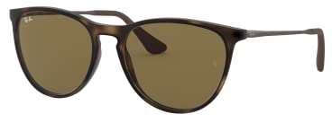 Ray-Ban Unisex Izzy Sonnenbrille, Mehrfarbig (Gestell: Havana/Gunmetal, Gläser: Braun Klassisch 700673), Medium (Herstellergröße: 50)