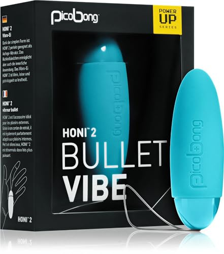 PicoBong HONI 2 mini vibrador tipo bala insertable de silicona de calidad prémium, Blue