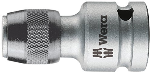Wera 05042765001 5/16 x 50 mm 784 B 3/8-Inch/2 Adaptor with Quick Release Chuck - Silver