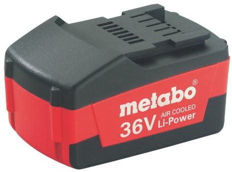 Metabo Akkupack 36 V, 1,5 Ah, Li-Power Compact, AIR COOLED (625453000) Spannung des Akkupacks: 36 V, Akkukapazität: 1.5 Ah, Gewicht: 690 g