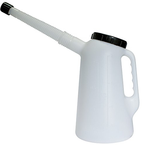 CORA 001128261 Ölkanne, Maßkanne mit Schnabel und Stopfen, 2 l