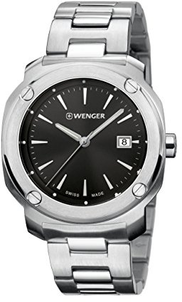 Wenger HerrenArmbanduhr Analog Quarz Edelstahl 01.1141.109
