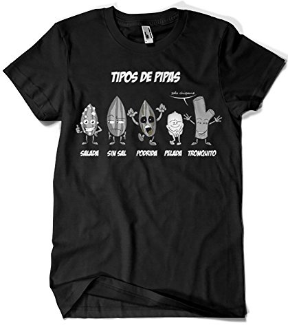 Camisetas La Colmena 772-Camiseta Tipos De Pipas (threewood)