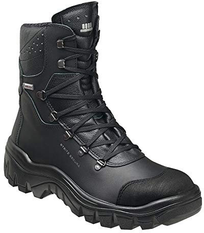Steitz Secura 665032 STAVANGER Bau GORE II S3 Stiefel, Schwarz, XB Weite, 43 Größe
