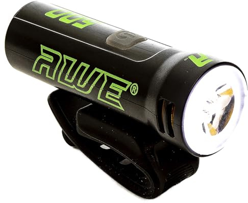 AWE® Blast™ 500 Lumens USB Rechargeable AweBright™ LED Front Bike Light Black 7 hrs Run Time* *SEE 360 VIDEO* CE Approved