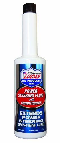 Lucas Aceite 10442 Power Steering Fluid con microacondicionadores, 473 ml