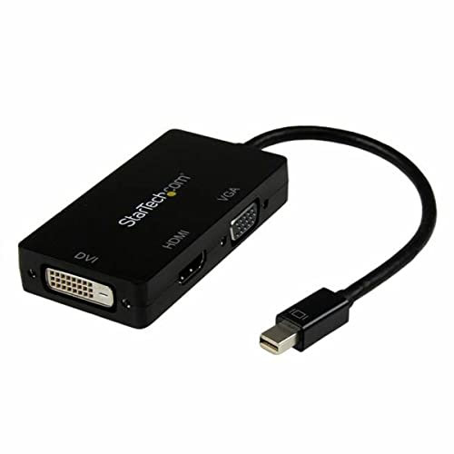 Mdp2 Vgdvhd StarTech.com-Adaptateur Mini DisplayPort vers VGA/DVI/HDMI - 3 en 1–mDP convertisseur