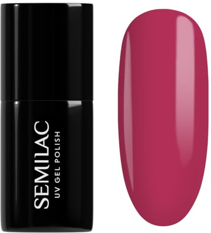 Semilac UV Nagellack 066 Glossy Cranberry 7ml Kollektion Hottie