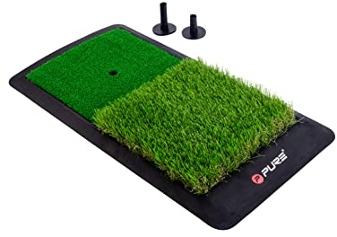 Pure2Improve Trainingsmatte Abschlag, Grün/Schwarz, 60 x 31 cm