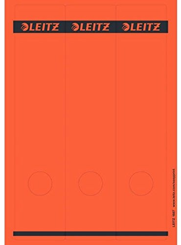 Rückenschild lang breit rot LEITZ 1687-00-25 sk 25x3St