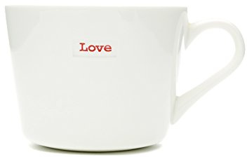 Keith Krymer Jones Porzellanbecher Mini Love Becher, Super White
