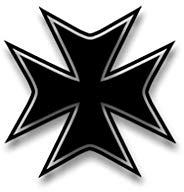 Aufkleber/Sticker Kreuz WK1 Deutschland Panzer Flugzeug Doppeldecker 5x5cm A2881