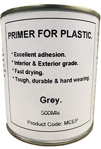 Fascinating Finishes Ltd 1 x 500ml Light Grey Plastic Primer Paint GRP Fiberglass Boat Caravan Contiboard
