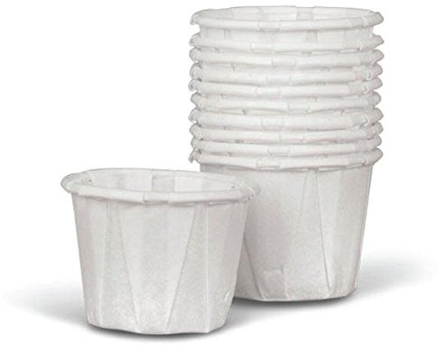 Medline Disposable Paper Souffl Cups, 1 oz., Perfect for Medication or Condiment Use, Pack of 250