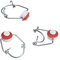 takestop® Set 8 Pezzi Tappi Tappo Meccanico con Guarnizione per BOTTOGLIE Bottiglia Vetro