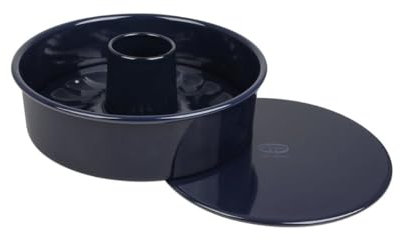 Dr. Oetker Molde Desmontable Redondo de 2 Fondos para Tartas y Bizcochos, 26 cm de Diámetro, Resistente hasta 400ºC, Base de Cuarzo Esmaltado y Antiadherente, 1 ud.