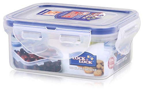 Lock & Lock, HPL805, Vorratsbehälter/Frischhaltedose, blau/transparent