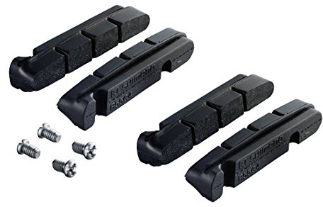 2 Pairs Shimano Brake Pads R55C4 Dura Ace/Ultegra/105 with Fixing Bolts, Factory Number: Y-8L298062