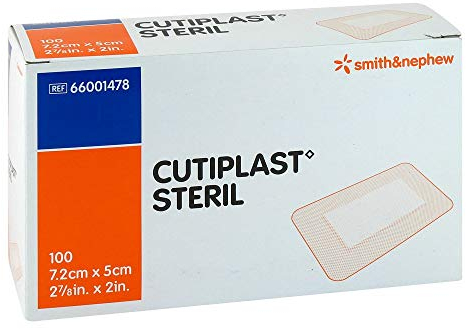CUTIPLAST steril Wundverband 5x7,2 cm 100 St