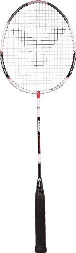 VICTOR Badmintonschläger ST-1680 ITJ, Weiß/Silber/Rot, 66.7 cm, 102/0/0