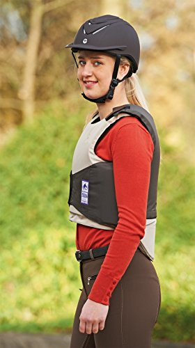 BUSSE Sicherheitsweste PROTECT, Erwachsene, Gr. M, beige/dunkelbraun