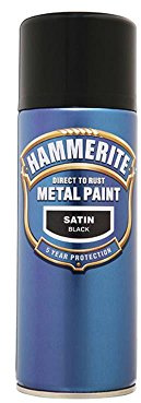 Direct to Rust Smooth Finish Aerosol Satin Black 400ml
