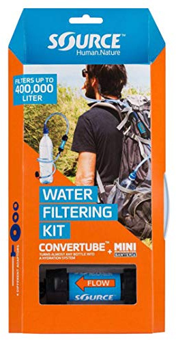Source Trinkzubehör Convertube + Sawyer Filter, blau, One Size, 2530260200