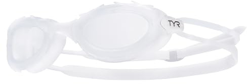 TYR Nest PRO Occhialino da Nuoto E da Triathlon, Unisex – Adulto, Clear/Clear/Clear, M