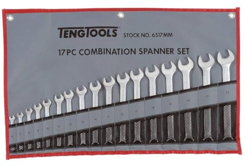 Teng Tools 17 Piece Mm Spanner Set Spanner sets - 6517MM