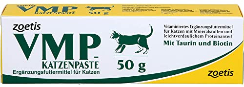Zoetis VMP Katzenpaste | 50 g | Ergänzungsfuttermittel für Katzen | Kann dabei helfen Mangelerscheinungen auszugleichen