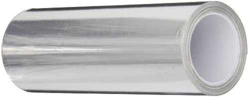TapeCase Silver Aluminum Foil Tape with Conductive Acrylic Adhesive, Converted from 3M 1170, 18 yd Length, 0.25 Width, Roll