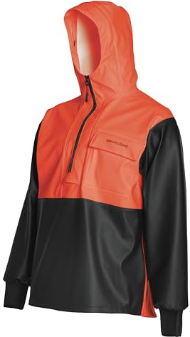 Grundéns Men's Neptune Fishing Anorak Pullover - Orange - XXXL