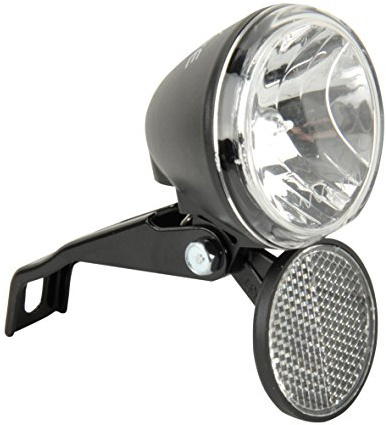 Fischer Erwachsene Dynamo Halogen-Scheinwerfer 10lux Schwarz Dynamo Halogen-Scheinwerfer 10Lux schwarz, grau, One Size, 85298