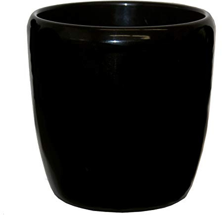 Keramik Blumentopf Venus 09/07 schwarz Ø 11.5cm Höhe 8cm