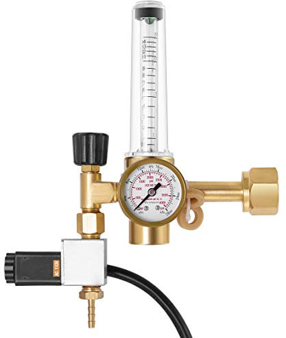 VIVOSUN Système d'émetteur de régulateur de CO2 hydroponique avec électrovanne pour chambre de culture, tente de culture, jardin, maison, aquarium