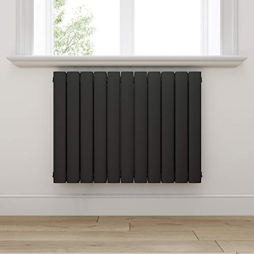 ELEGANT Design Heizkörper 630x847mm Doppellagig Badezimmer/Wohnraum Seitenanschluss Antrazit Flachheizkörper Badheizkörper Radiator
