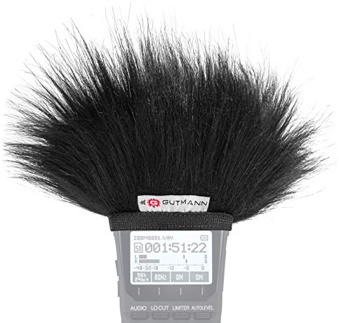 Gutmann Mikrofon Windschutz Fell für Zoom H1 / H1n Handgefertigt in Deutschland