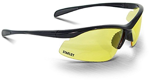 Stanley 98376 Lunette DE Protection Demi Monture ECRAN Jaune
