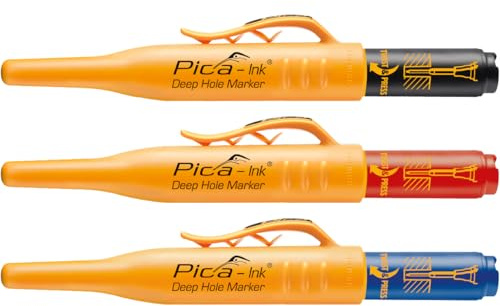 Pica Set Ink I 3 marqueurs de perçage profonds permanents et robustes
