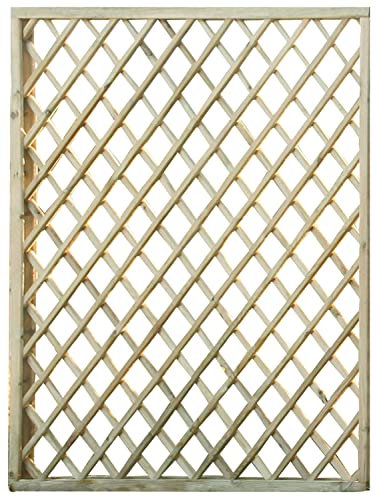 Pannello Grigliato Giardino Lasa In Legno Impregnato 60Xh180 Cm 1 Pz