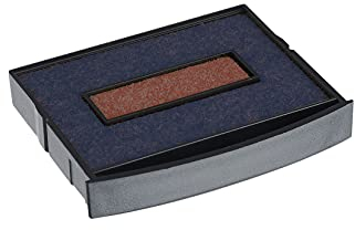 COLOP Ersatzkissen E/2100 zweifarbig blau-rot, 2 Stück Packung