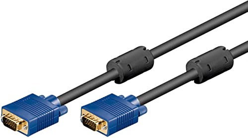 BestPlug haute qualité d-sUB 15 broches hD monitor câble moniteur s-vGA mâle vers vGA doré 10 m noir 10 m