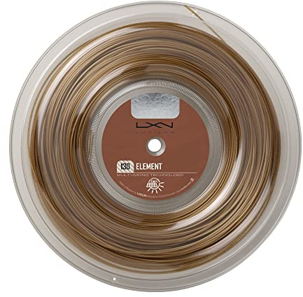 Luxilon tennisracket sträng, element, 200 m rulle, brons, 1,30 mm, unisex, WRZ990111